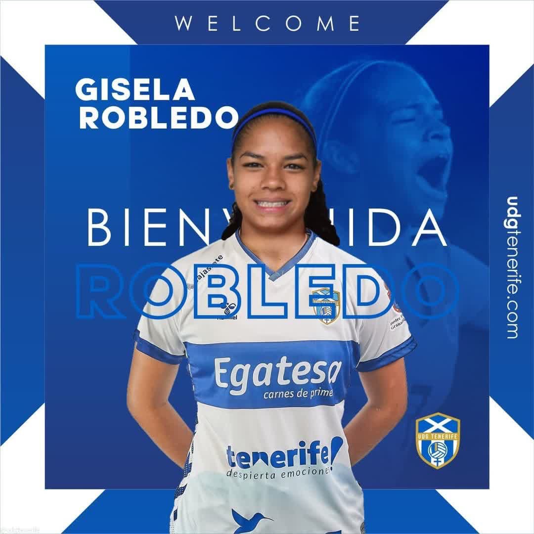 La jugadora vallecaucana Gisela Robledo, se suma oficialmente al Granadilla  Tenerife de España -